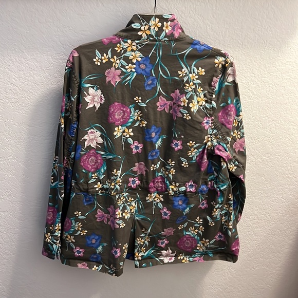 Lane Bryant Floral Jacket Size 14/16 - Picture 6 of 11